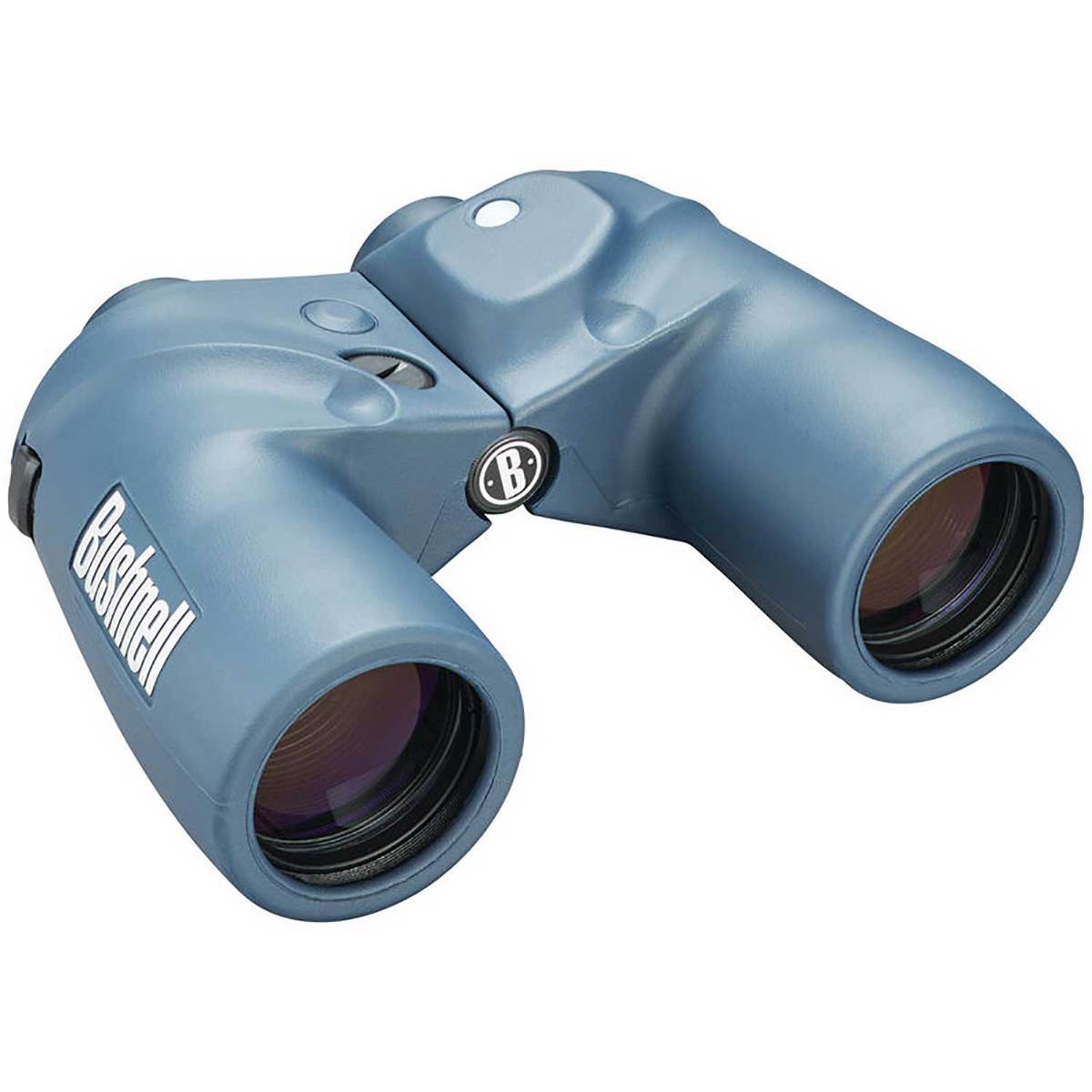 Bushnell Marine 7X50 Binoculars with Illuminated Compass - Blue - Blue Bushnell Marine 7X50 Binoculars with Illuminated Compass - Blue - Blue