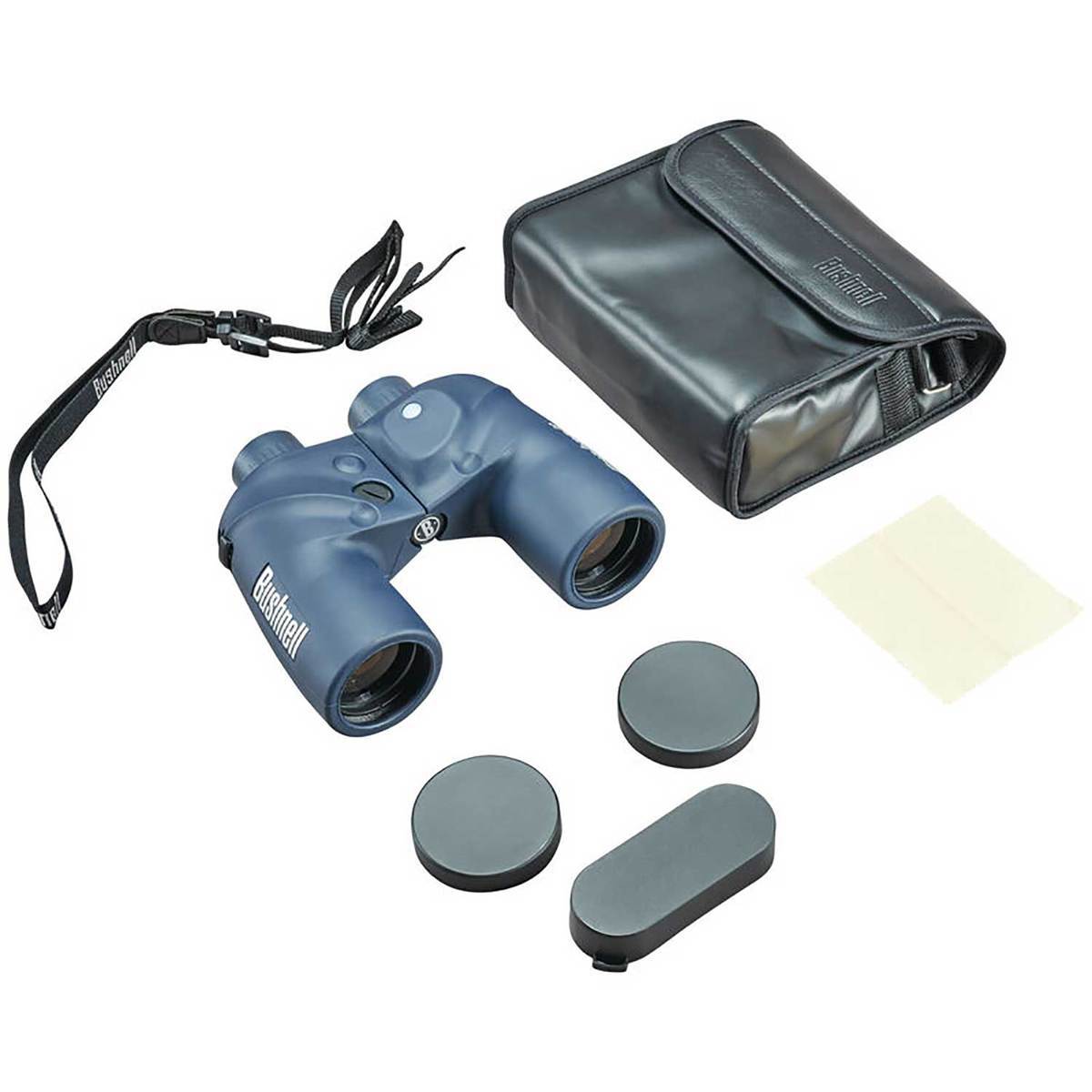 Bushnell Marine 7X50 Binoculars with Illuminated Compass - Blue - Blue Bushnell Marine 7X50 Binoculars with Illuminated Compass - Blue - Blue