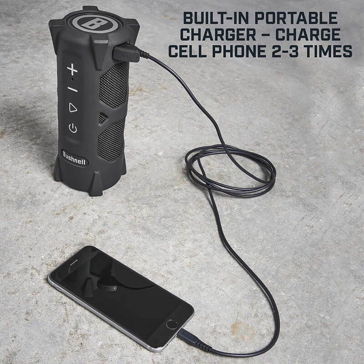 Bushnell Outdoorsman Bluetooth Speaker - Camo/Black - Black Bushnell Outdoorsman Bluetooth Speaker - Camo/Black - Black