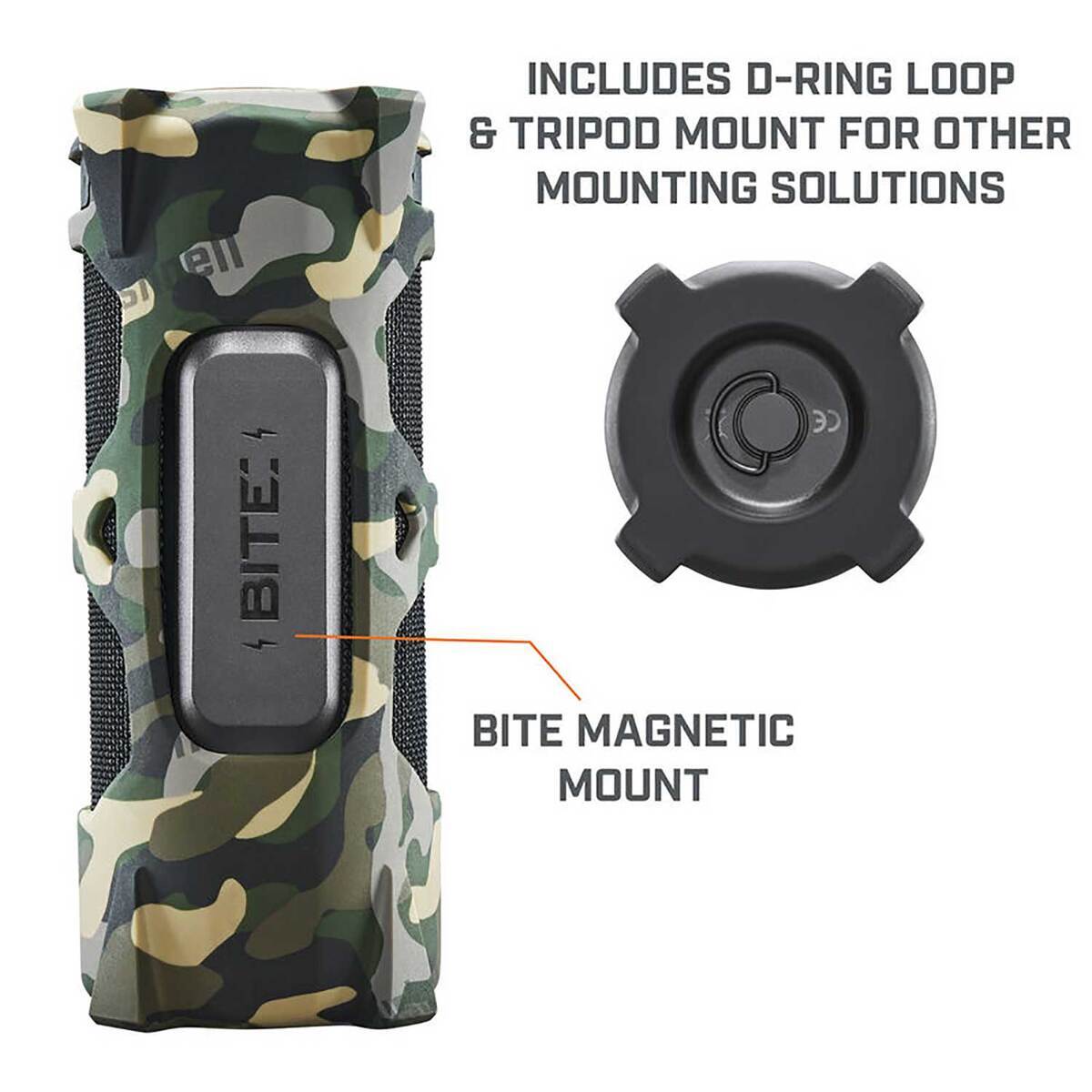 Bushnell Outdoorsman Bluetooth Speaker - Camo/Black - Black Bushnell Outdoorsman Bluetooth Speaker - Camo/Black - Black
