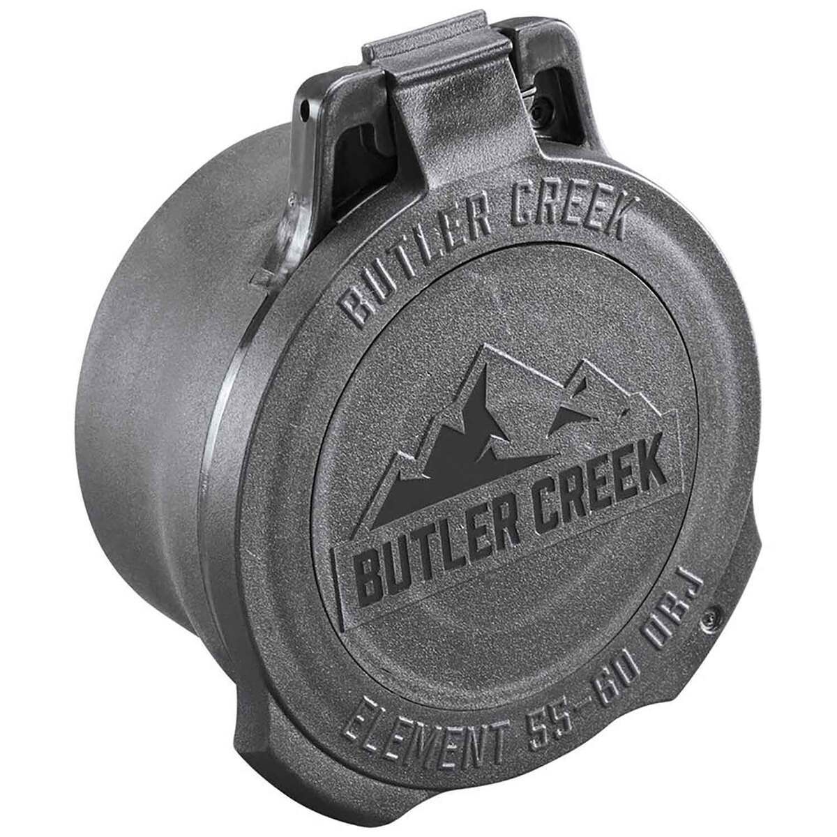 Butler Creek Element Scope Cap 55-60mm Objective - Black Butler Creek Element Scope Cap 55-60mm Objective - Black