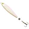 Buzz Bomb Zzinger Jigging Spoon - Pink/Pearl 2-1/2oz, 3-1/2in - Pink/Pearl