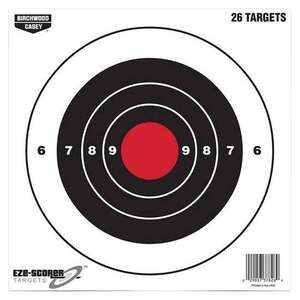 Birchwood Casey Eze-Scorer 8in Bull's Eye Paper Target - 26 Pack