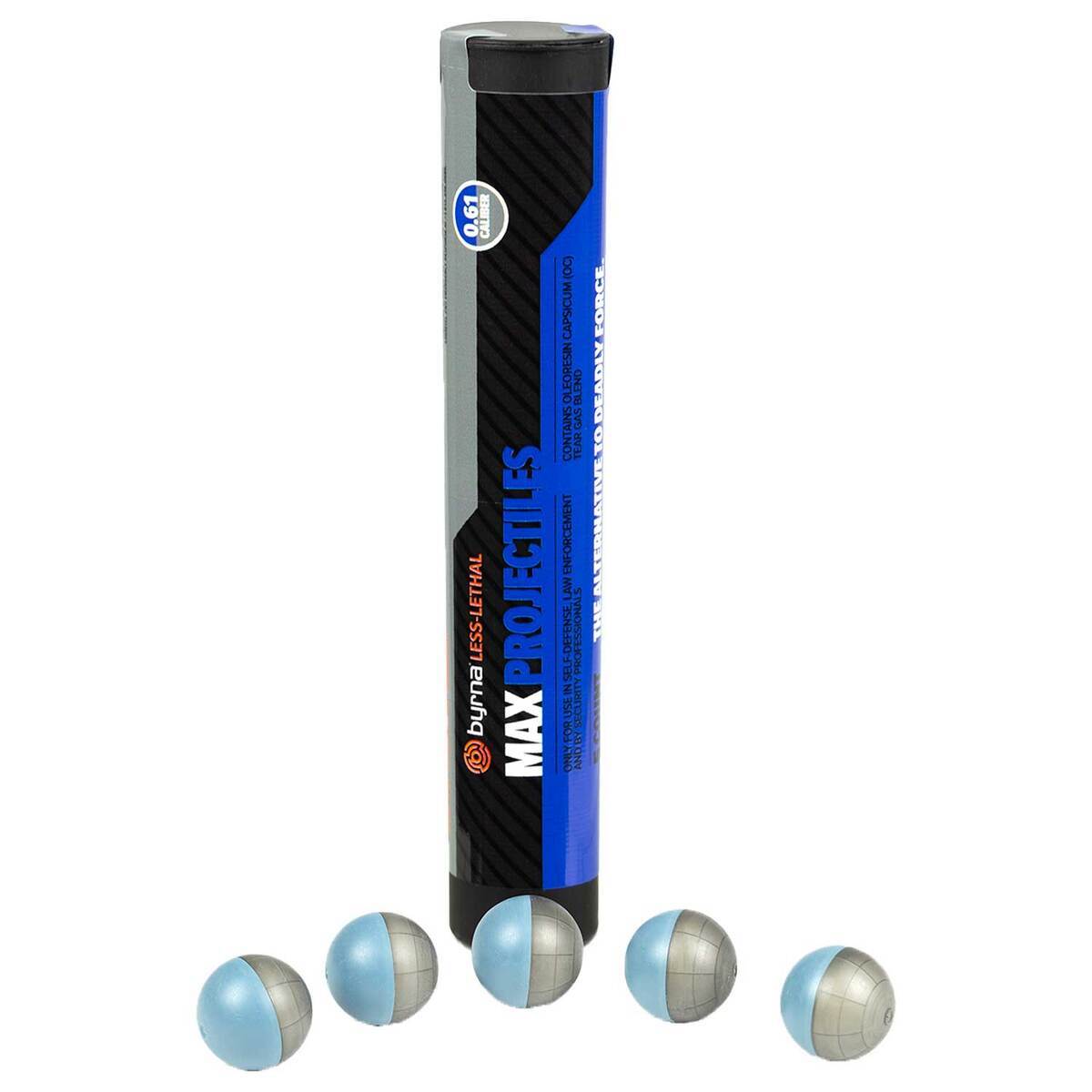 Byrna Max Projectiles 61 Caliber Compact Launcher Ammo - 5 Count Byrna Max Projectiles 61 Caliber Compact Launcher Ammo - 5 Count