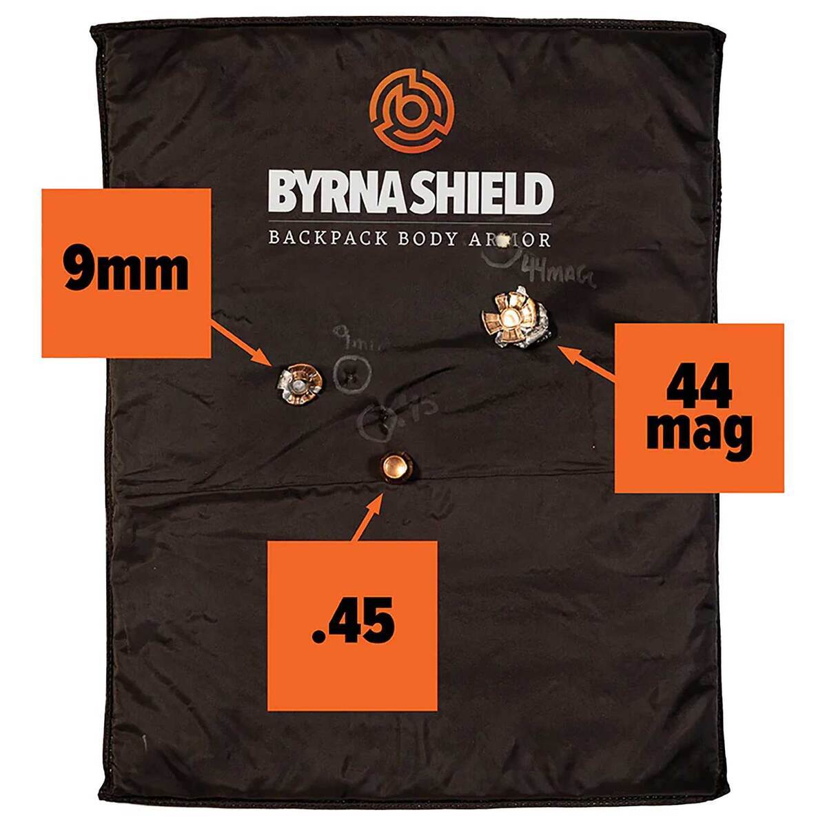 Byrna Shield Bullet Resistant Backpack Body Armor - 11in X 14in - Black Byrna Shield Bullet Resistant Backpack Body Armor - 11in X 14in - Black