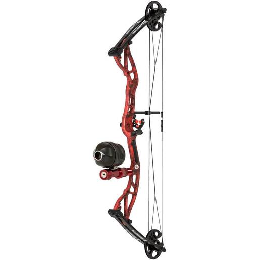 Cajun Shore Runner RTF 50lb Bowfishing Bow Kit – Red