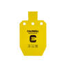 Caldwell AR500 IPSC Steel Target - 33% - Yellow 10in x 6.1in x 0.4in