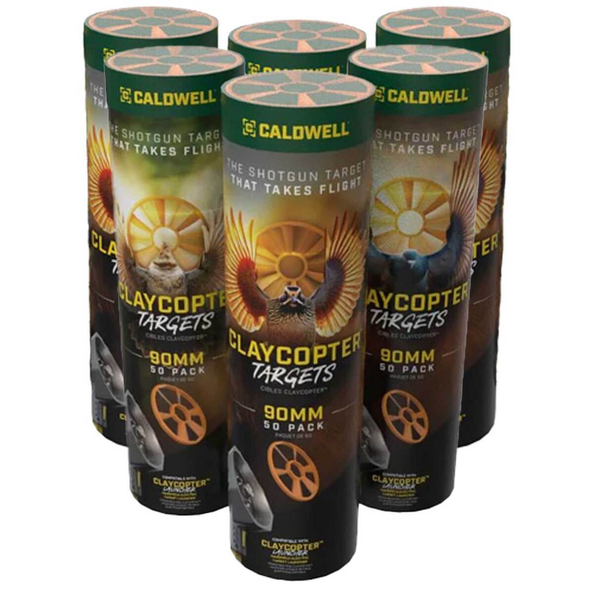 Caldwell ClayCopter 90mm Clay Targets - 300 Count | Sportsman's Warehouse