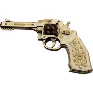 Caliber Gourmet Wood Revolver Puzzle Gun
