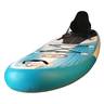 California Board Company 11ft CURRENT Inflatable Stand Up Paddle Board (ISUP) with Seat - Aqua Blue - Aqua Blue