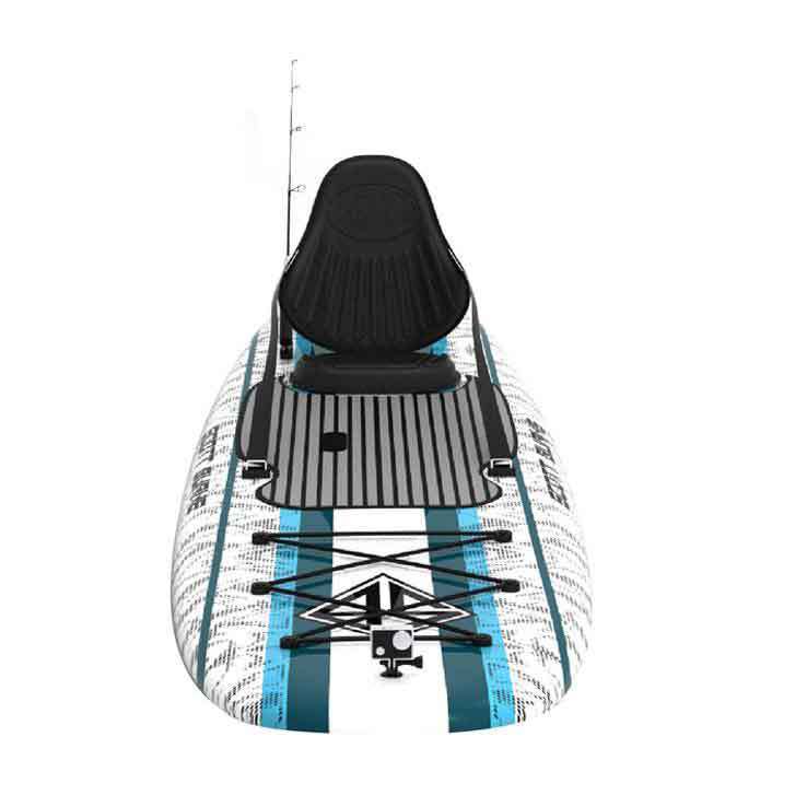 California Board Company Super Voyager Fishing Package Paddleboard - 10.6ft White/Blue - White/Blue California Board Company Super Voyager Fishing Package Paddleboard - 10.6ft White/Blue - White/Blue