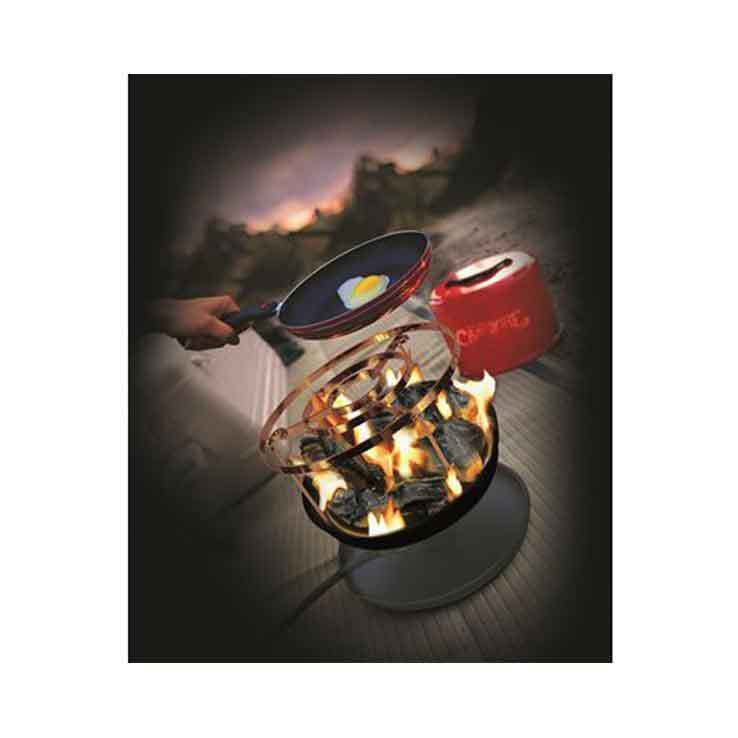 Camco Little Red Campfire Stove Top - Silver Camco Little Red Campfire Stove Top - Silver