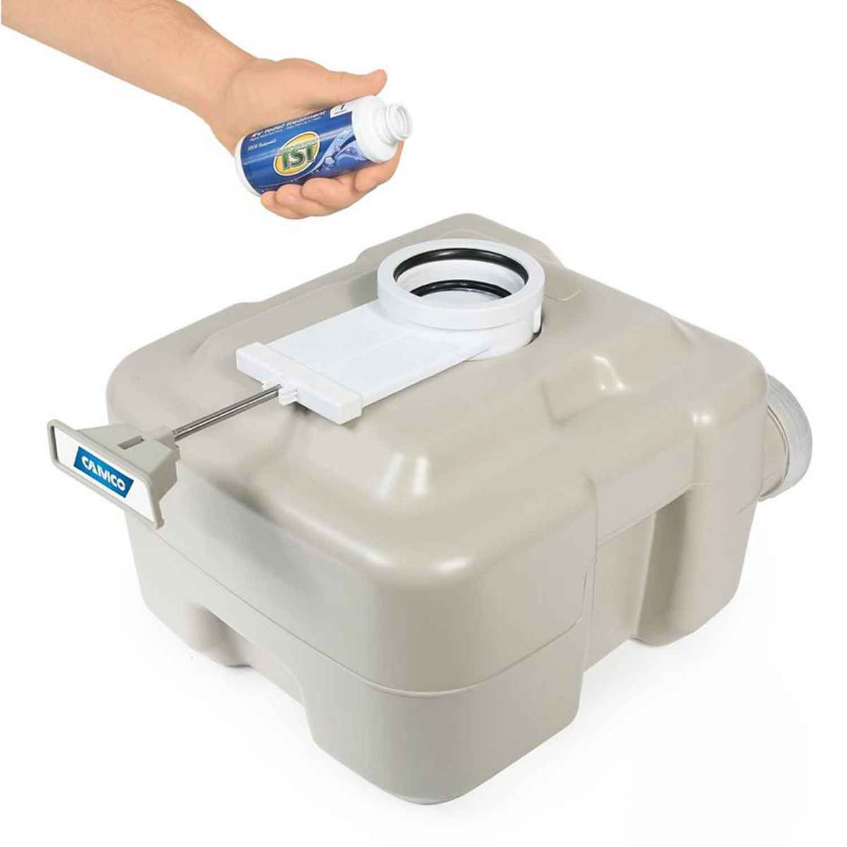 Camco Portable Toilet - White Camco Portable Toilet - White