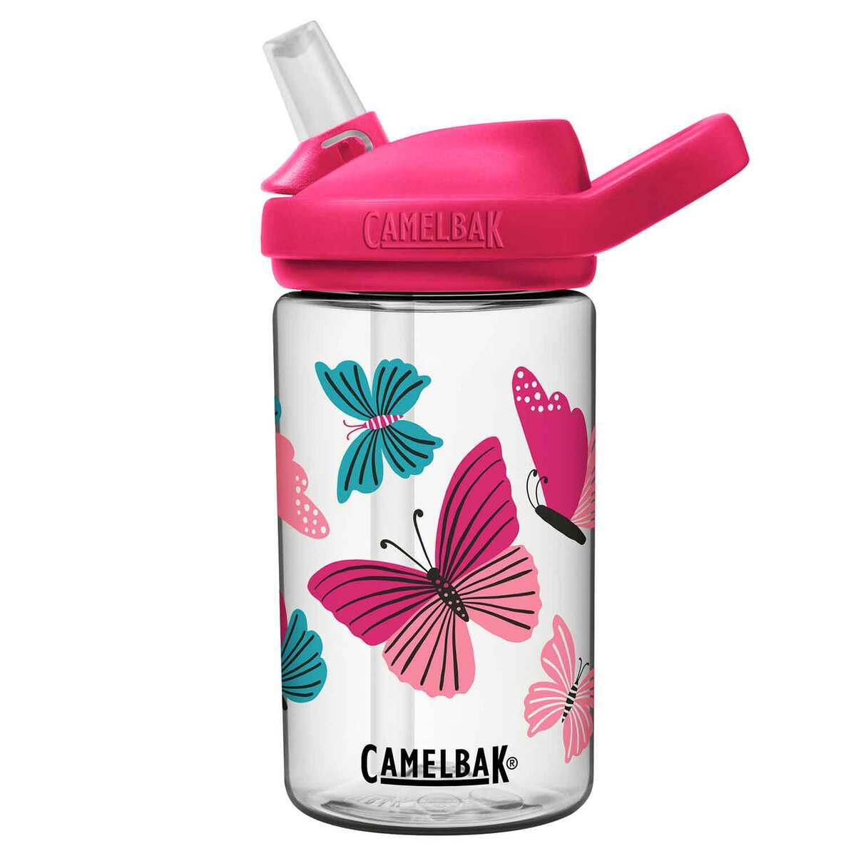 Camelbak Eddy+ 14oz Kids Bottle with Straw Lid - Butterflies