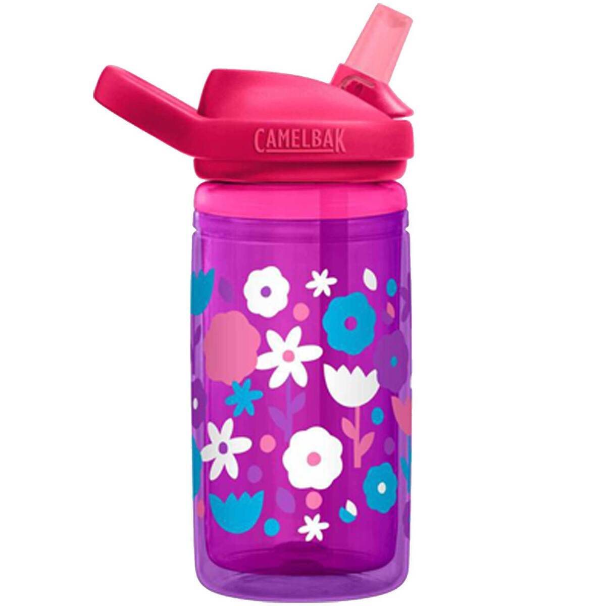 Camelbak Eddy+ Kids 14oz Insulated Bottle - Flower Power - Flower Power Camelbak Eddy+ Kids 14oz Insulated Bottle - Flower Power - Flower Power
