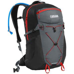 Camelbak Men's Fourteener 26 Liter Hydration Backpack - Graphite/Red Poppy