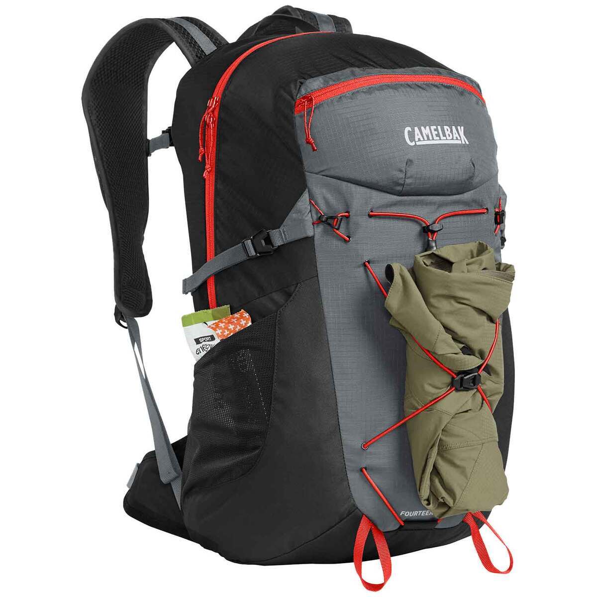 Camelbak Men's Fourteener 26 Liter Hydration Backpack - Graphite/Red Poppy - Graphite/Red Camelbak Men's Fourteener 26 Liter Hydration Backpack - Graphite/Red Poppy - Graphite/Red