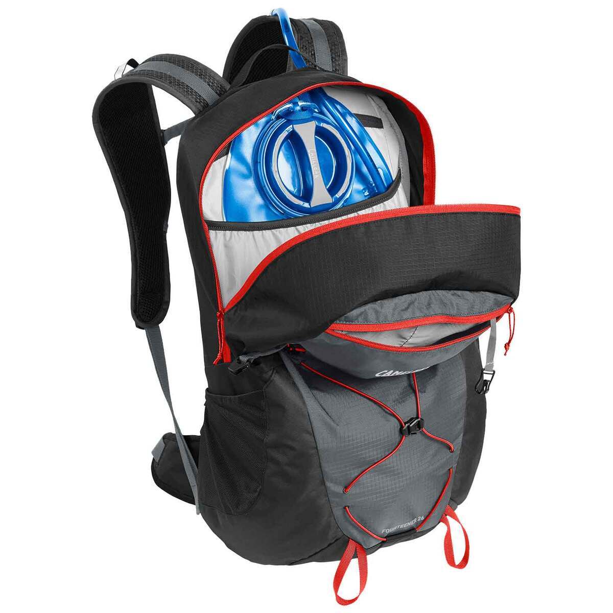 Camelbak Men's Fourteener 26 Liter Hydration Backpack - Graphite/Red Poppy - Graphite/Red Camelbak Men's Fourteener 26 Liter Hydration Backpack - Graphite/Red Poppy - Graphite/Red