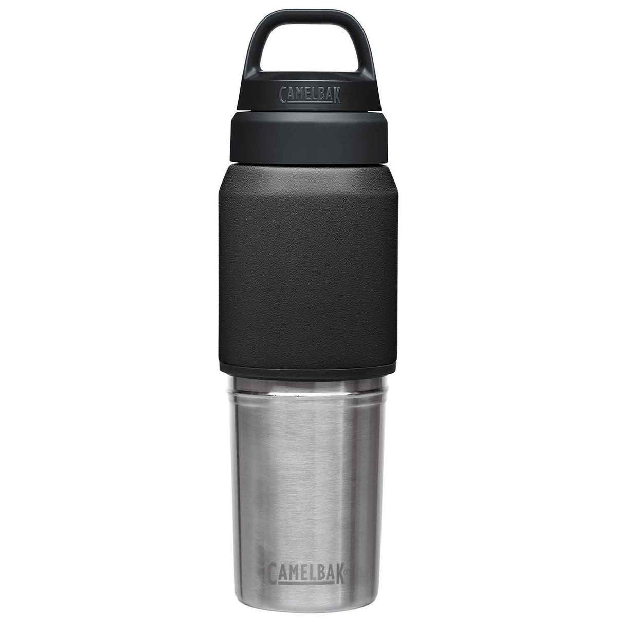 Camelbak MultiBev 22oz Narrow Mouth Insulated Bottle With Silicone Lid - Black - Black Camelbak MultiBev 22oz Narrow Mouth Insulated Bottle With Silicone Lid - Black - Black