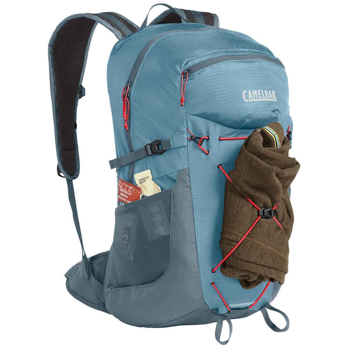 Camelbak Women's Fourteener 24 Liter Hydration Backpack - Smoke Blue/Fiery Coral - Blue/Red Camelbak Women's Fourteener 24 Liter Hydration Backpack - Smoke Blue/Fiery Coral - Blue/Red