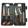 Camillus 5 piece Game Cleaning Butcher Kit with Hard Case - Black and Orange