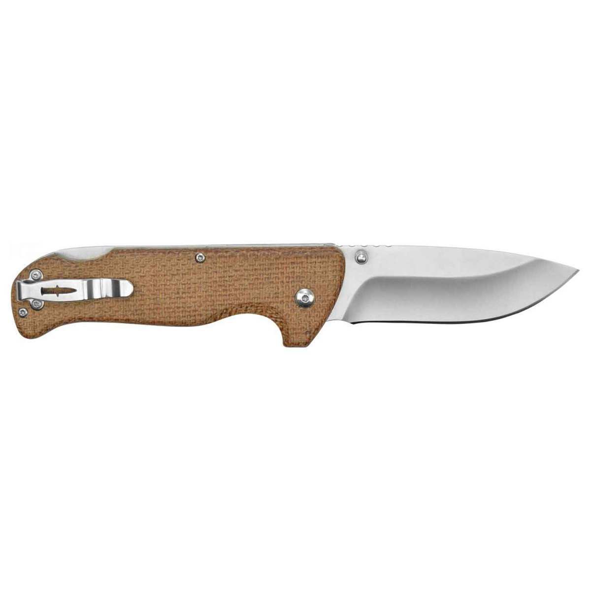 Camillus BushCrafter 3.5 inch Folding Knife - Brown Camillus BushCrafter 3.5 inch Folding Knife - Brown