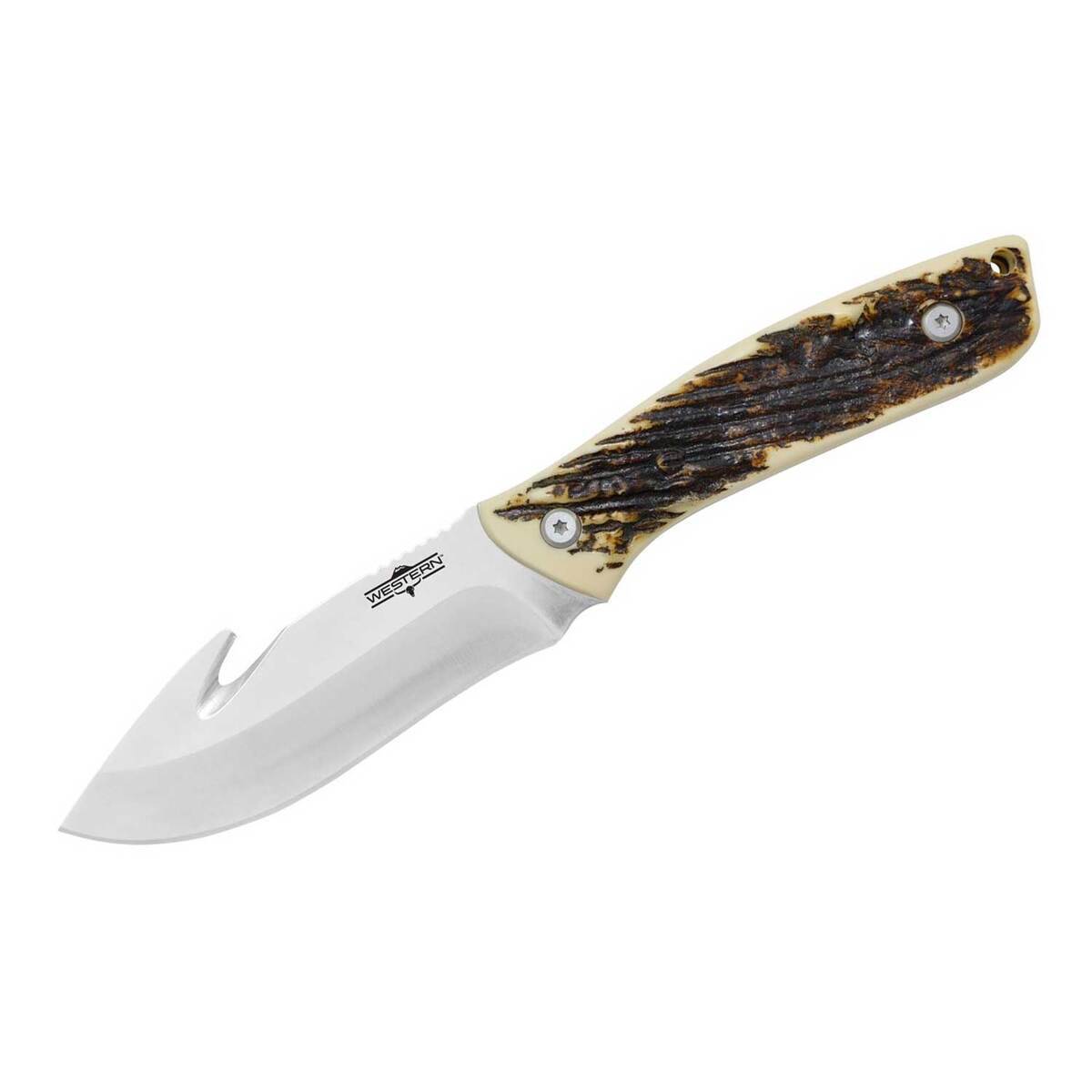 Camillus Western Crosstrail 4.25 inch Fixed Blade Knife - Brown Camillus Western Crosstrail 4.25 inch Fixed Blade Knife - Brown