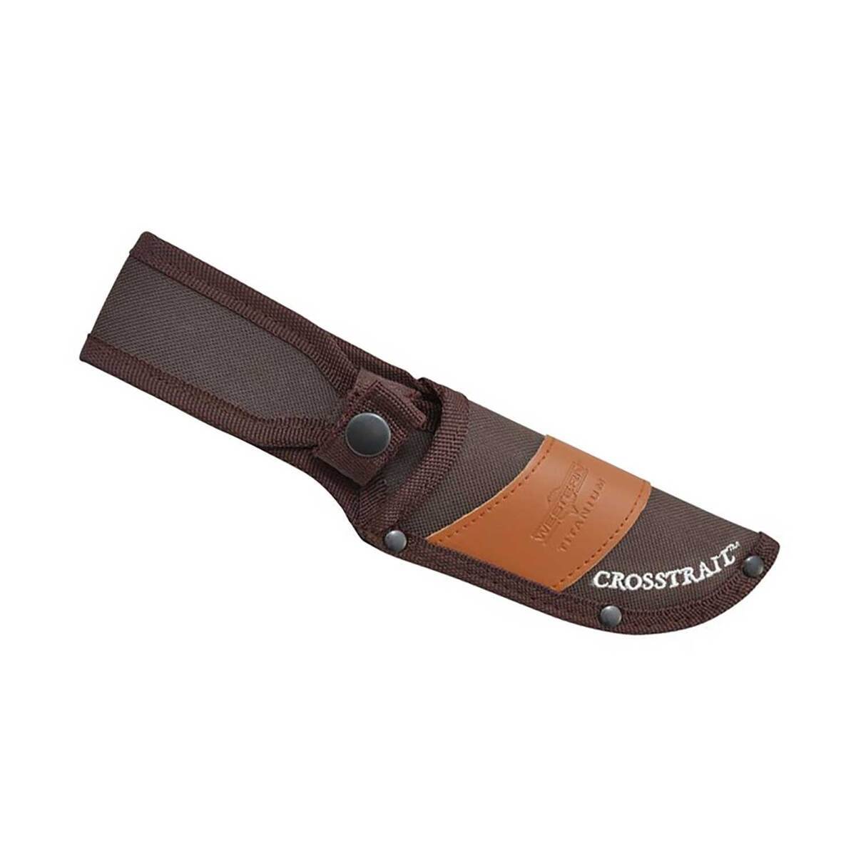 Camillus Western Crosstrail 4.25 inch Fixed Blade Knife - Brown Camillus Western Crosstrail 4.25 inch Fixed Blade Knife - Brown