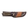 Camillus Western Crosstrail 4.25 inch Fixed Blade Knife - Brown