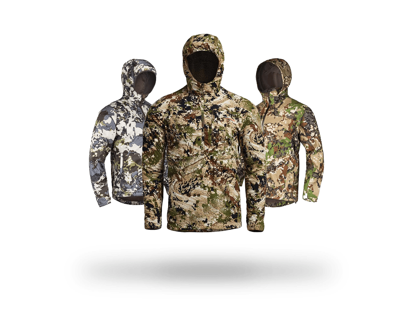 Camo Finder Image - 3 camo jackets