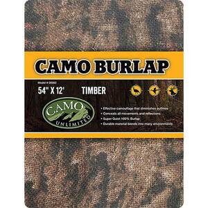 Camo Systems Timber Burlap Blind Making Material - 12ft x 54in