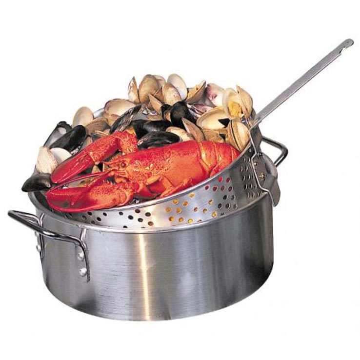 Camp Chef 10 1/2 QT Fry Pot w/Basket - Silver Camp Chef 10 1/2 QT Fry Pot w/Basket - Silver