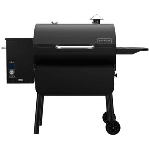 Camp Chef 30in STXS Pellet Grill Sportsman's Exclusive Build with Front and Side Shelf - Black