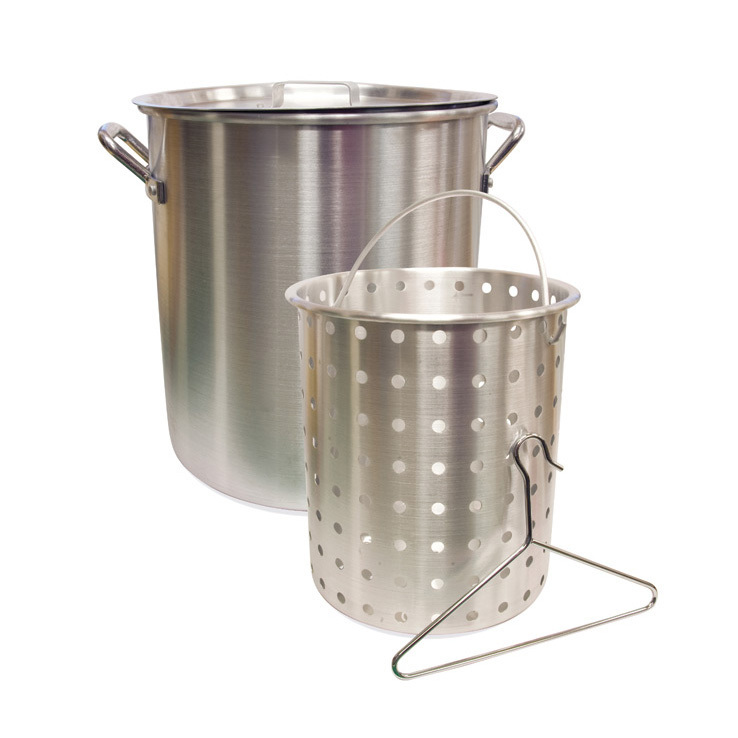 Camp Chef Aluminum Pot with Basket Camp Chef Aluminum Pot with Basket