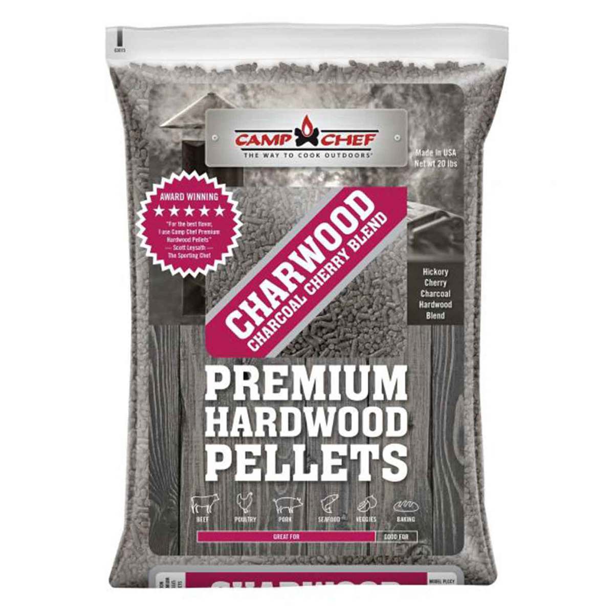 Camp Chef Charwood Charcoal Cherry Pellet Blend Camp Chef Charwood Charcoal Cherry Pellet Blend