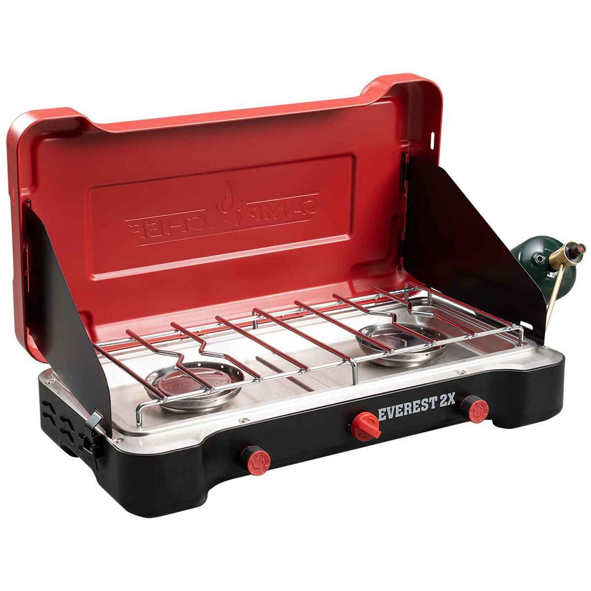Camp Chef Everest 2X 2 Burner Stove - Red - Red Camp Chef Everest 2X 2 Burner Stove - Red - Red