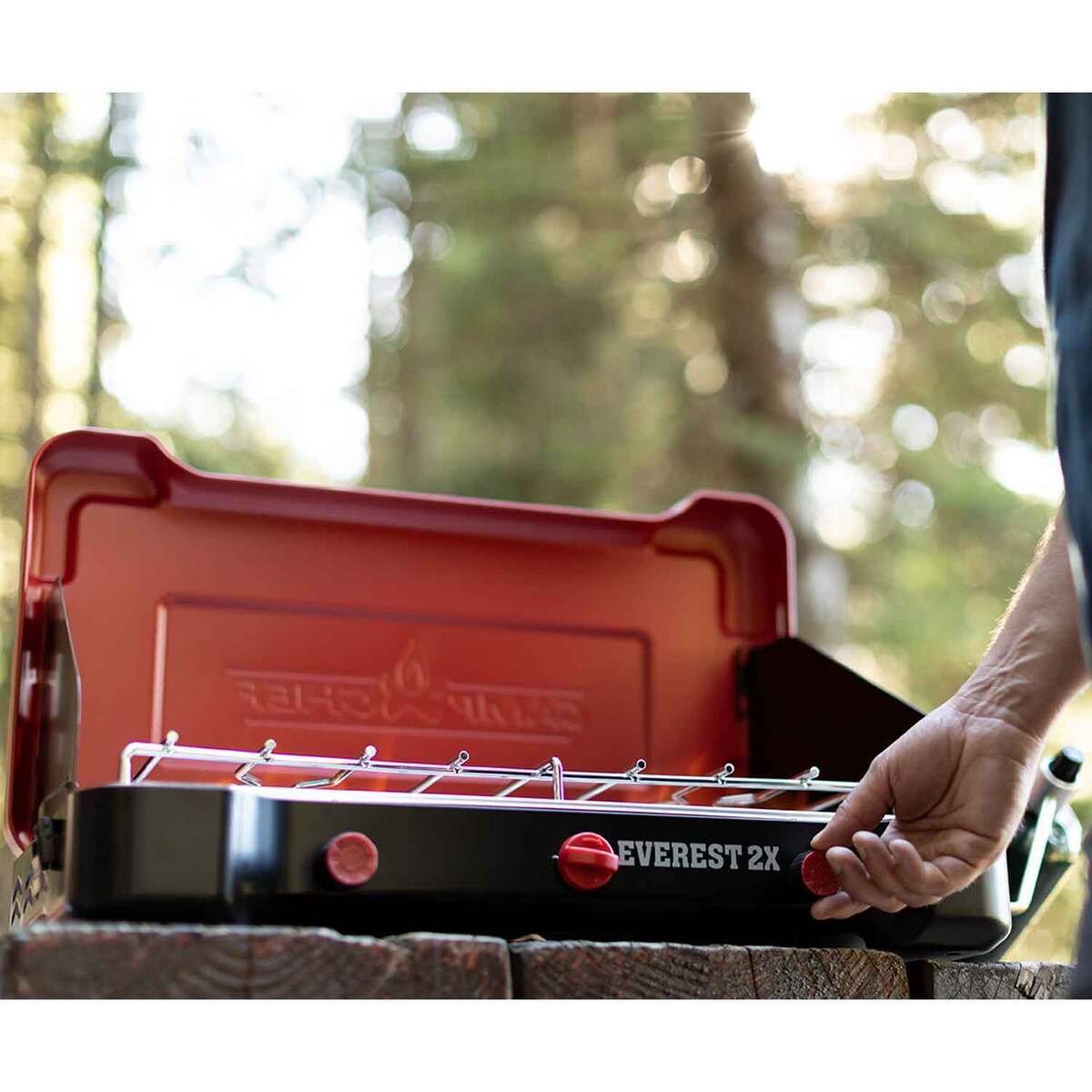 Camp Chef Everest 2X 2 Burner Stove - Red - Red Camp Chef Everest 2X 2 Burner Stove - Red - Red