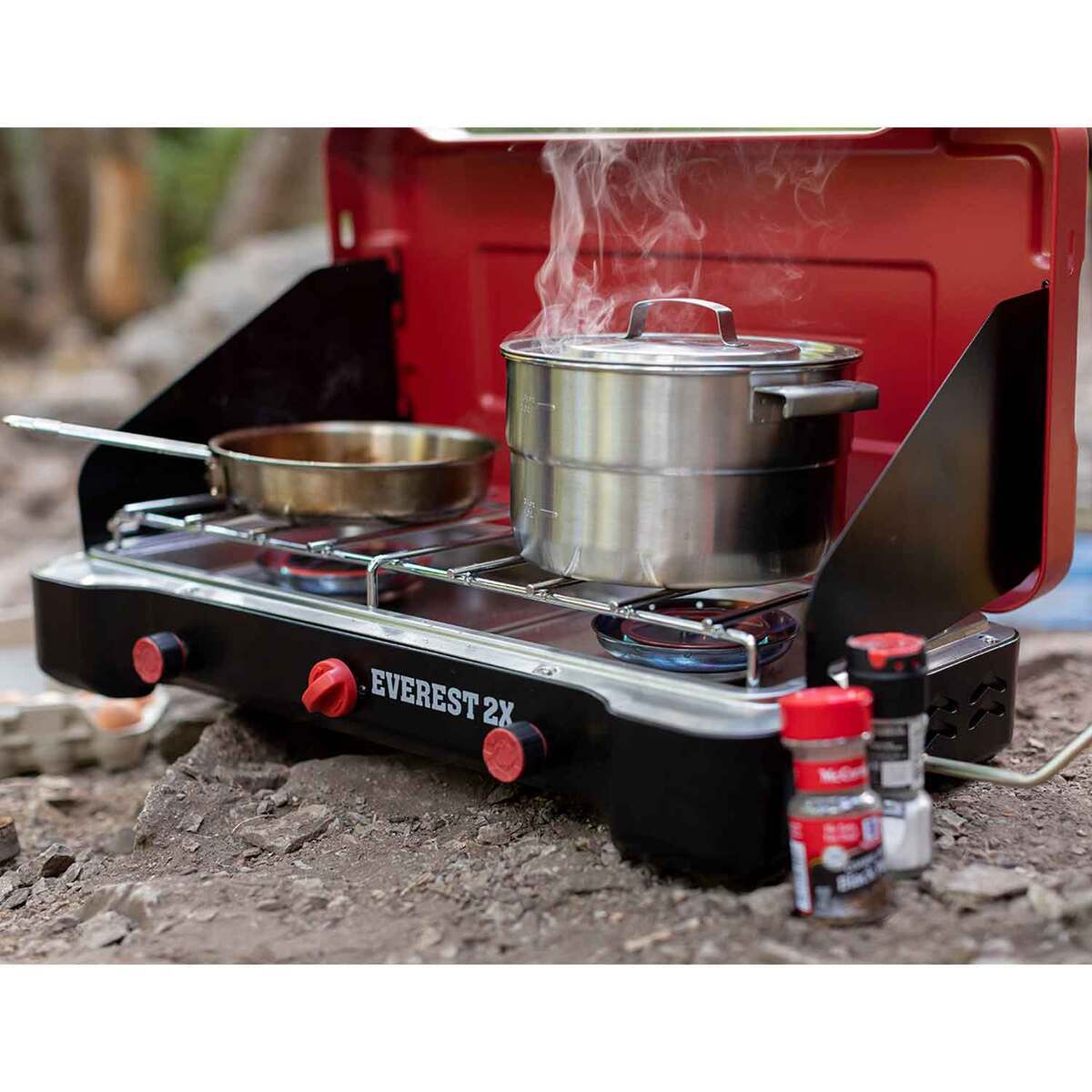 Camp Chef Everest 2X 2 Burner Stove - Red - Red Camp Chef Everest 2X 2 Burner Stove - Red - Red