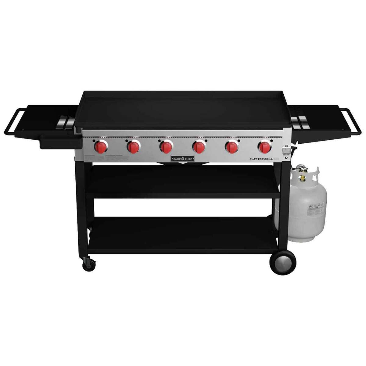 Camp Chef Flat Top 900 6 Burner Griddle - Silver/Black - Silver/Black Camp Chef Flat Top 900 6 Burner Griddle - Silver/Black - Silver/Black