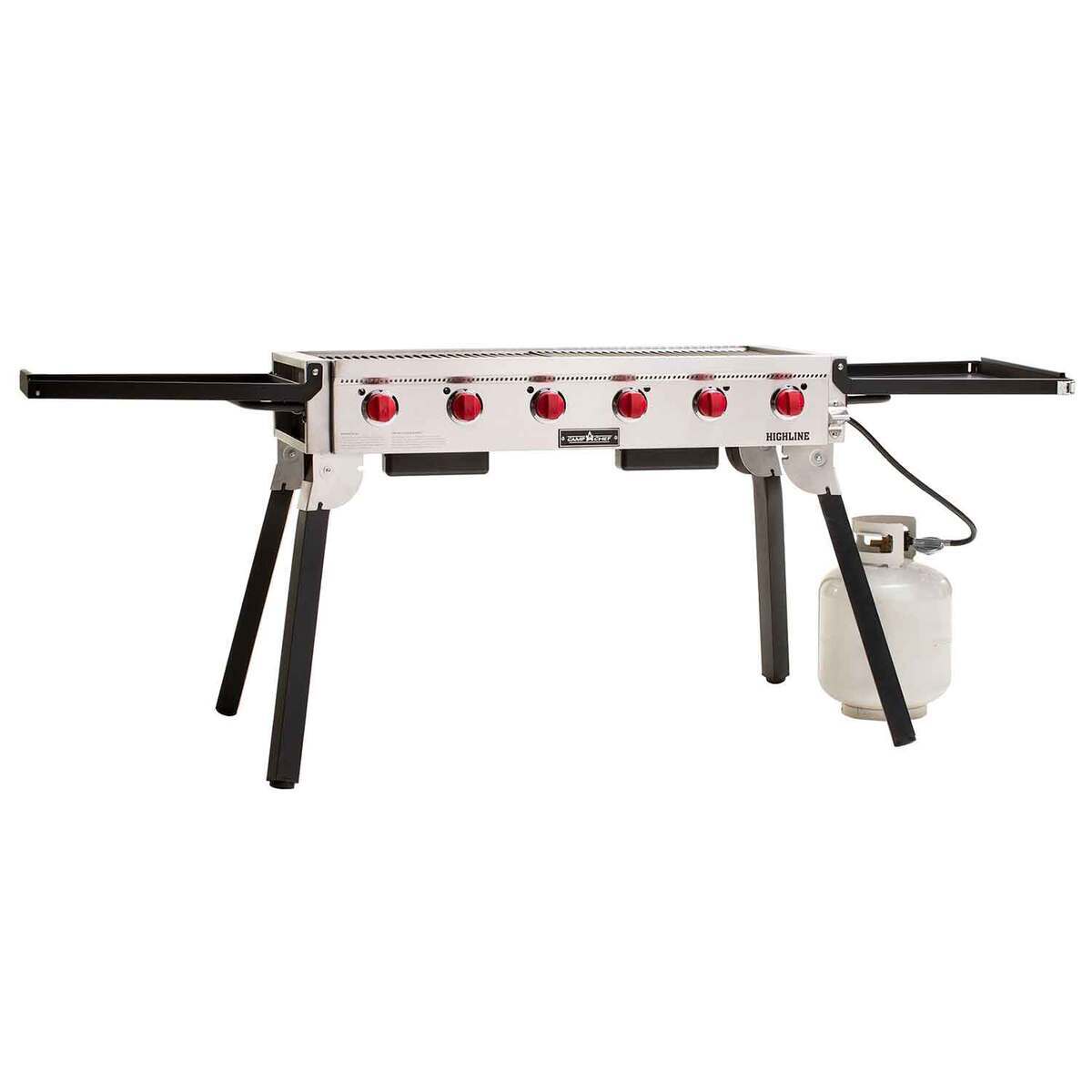 Camp Chef Highline Event 6 Burner Grill - Silver - Silver Camp Chef Highline Event 6 Burner Grill - Silver - Silver