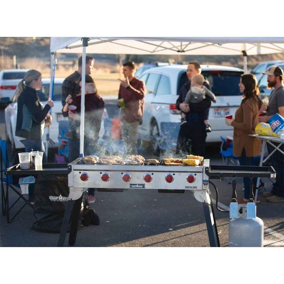 Camp Chef Highline Event 6 Burner Grill - Silver - Silver Camp Chef Highline Event 6 Burner Grill - Silver - Silver