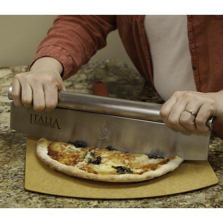Camp Chef Italia 14 inch Rocking Pizza Cutter - Silver Camp Chef Italia 14 inch Rocking Pizza Cutter - Silver
