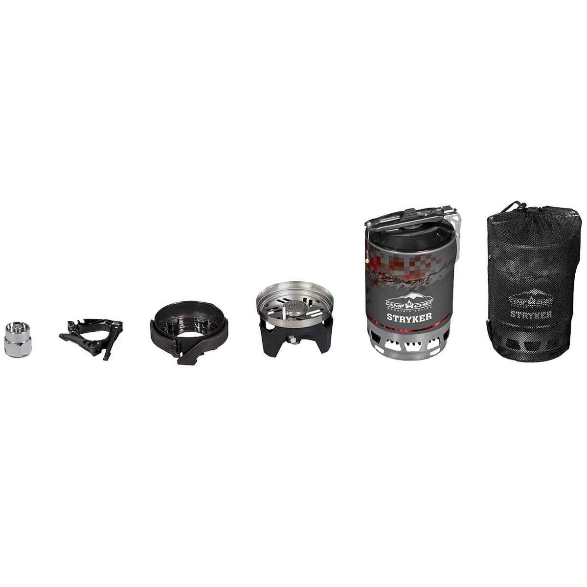 Camp Chef Mountain Series Stryker 200 1 Burner Stove - Gray/Black - Gray/Black Camp Chef Mountain Series Stryker 200 1 Burner Stove - Gray/Black - Gray/Black