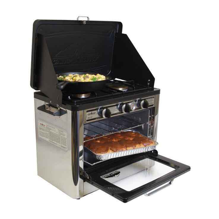 Camp Chef Portable Camp Oven - Silver/Black Camp Chef Portable Camp Oven - Silver/Black