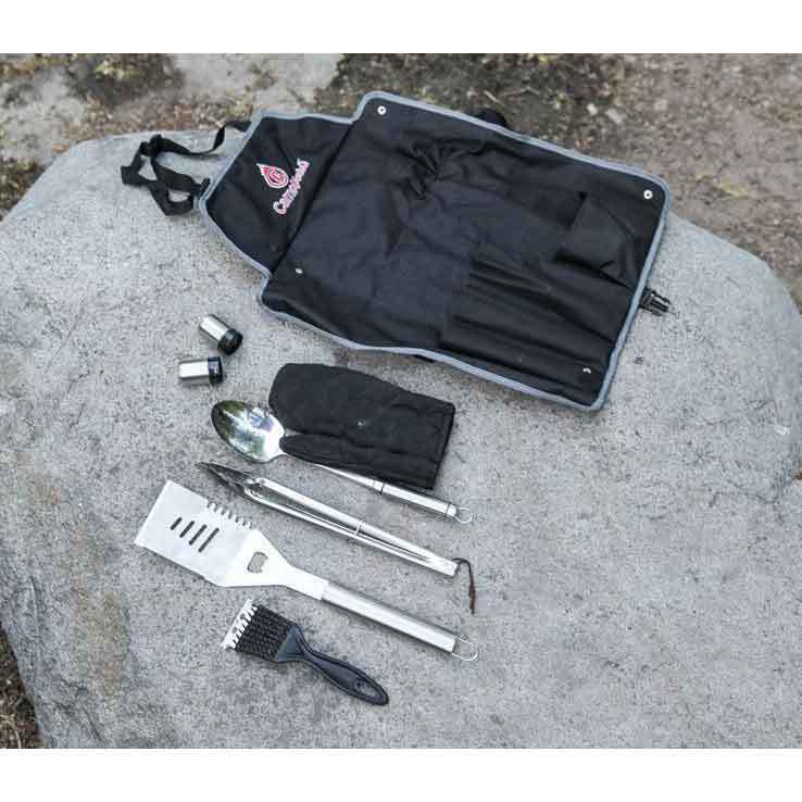 CampMaid Chef Apron w/ BBQ Grilling Tool Set CampMaid Chef Apron w/ BBQ Grilling Tool Set
