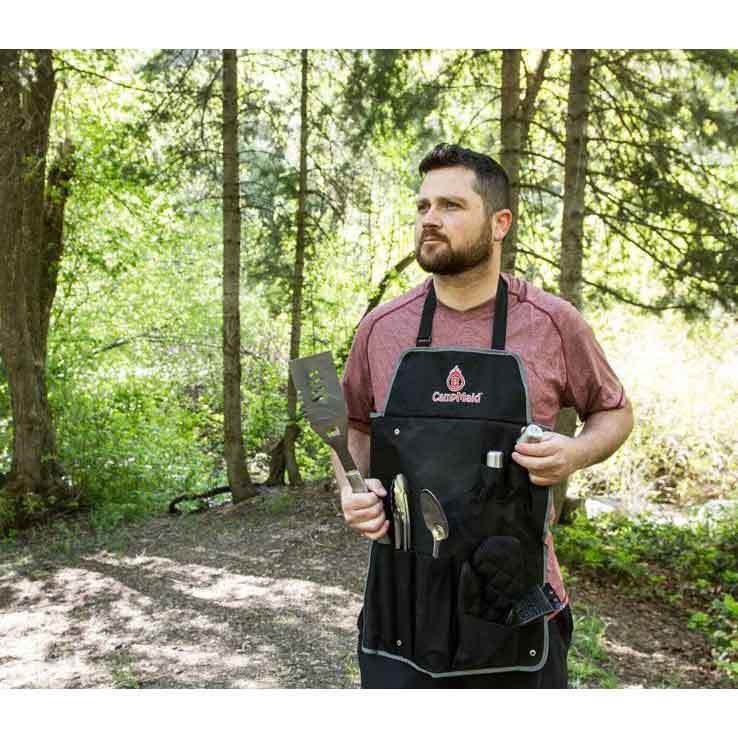 CampMaid Chef Apron w/ BBQ Grilling Tool Set CampMaid Chef Apron w/ BBQ Grilling Tool Set