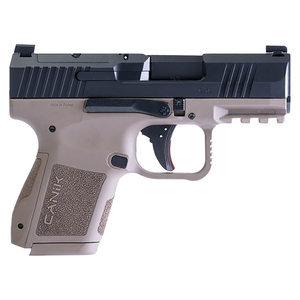 Canik MC9 9mm Luger 3.18in FDE/Black Cerakote Pistol - 12+1 Rounds
