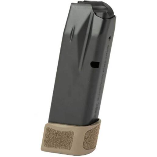 Canik Mete MC9 Flat Dark Earth TP9 Elite with Grip Extension SC/METE MC9 9mm Luger Handgun Magazine - 15 Rounds - Flat Dark Earth
