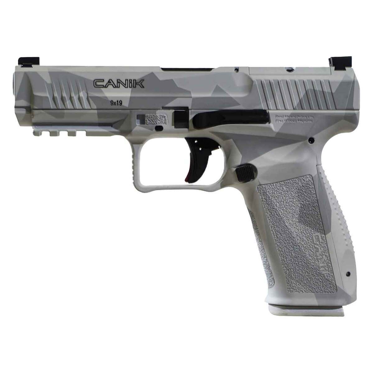 Canik Mete SFT 9mm Luger 4.46in Arctic Splinter Cerakote Pistol - 20+1 Rounds - Gray Canik Mete SFT 9mm Luger 4.46in Arctic Splinter Cerakote Pistol - 20+1 Rounds - Gray