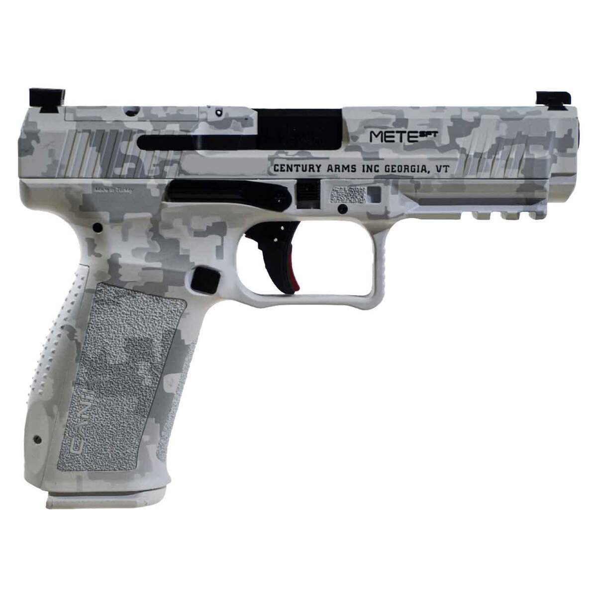 Canik Mete SFT 9mm Luger 4.46in Arctic Digital Cerakote Pistol - 20+1 Rounds - Gray Canik Mete SFT 9mm Luger 4.46in Arctic Digital Cerakote Pistol - 20+1 Rounds - Gray
